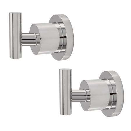 Kingston Brass Robe Hook, Polished Chrome BAK8217C